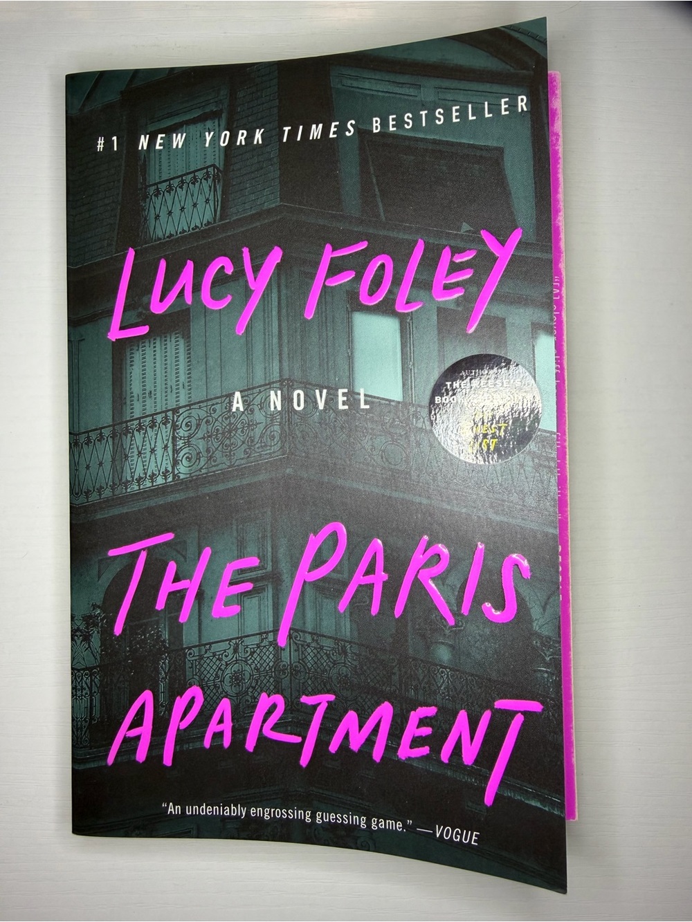 Paperback Book “The Paris Apartment”